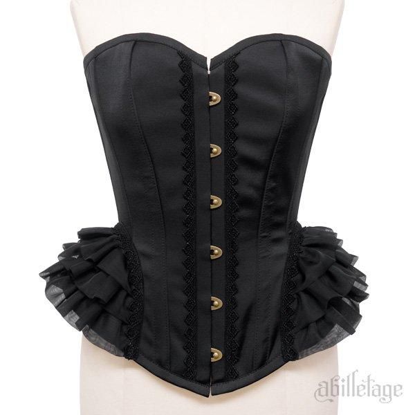 受注生産】Dorothy ロングコルセット（ブラック） - 【公式