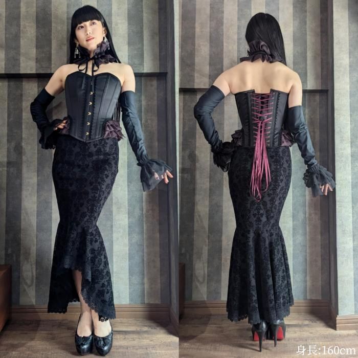 ☆廃番:ご注文は8月末まで☆【受注生産】Dorothy ロングコルセット