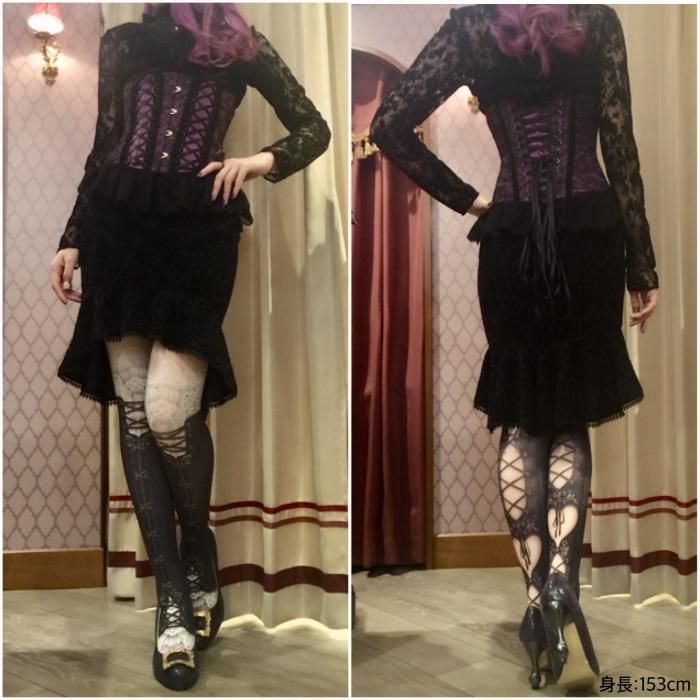Victorian maiden - アビエタージュ abilletage コルセット 黒