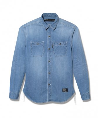 <img class='new_mark_img1' src='https://img.shop-pro.jp/img/new/icons24.gif' style='border:none;display:inline;margin:0px;padding:0px;width:auto;' />-Back Channel-USED DENIM SHIRT