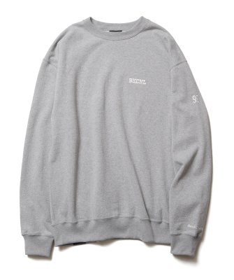 -Back Channel-ONE POINT CREW SWEAT