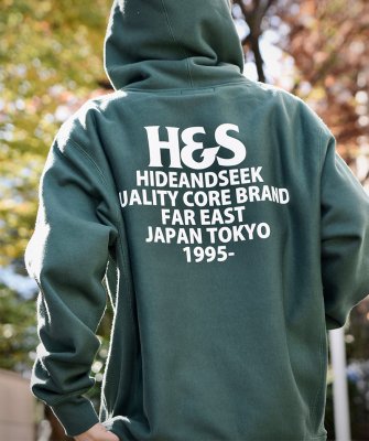 -Hide&Seek-H&S Logo Hooded Sweat Shirt(22aw)