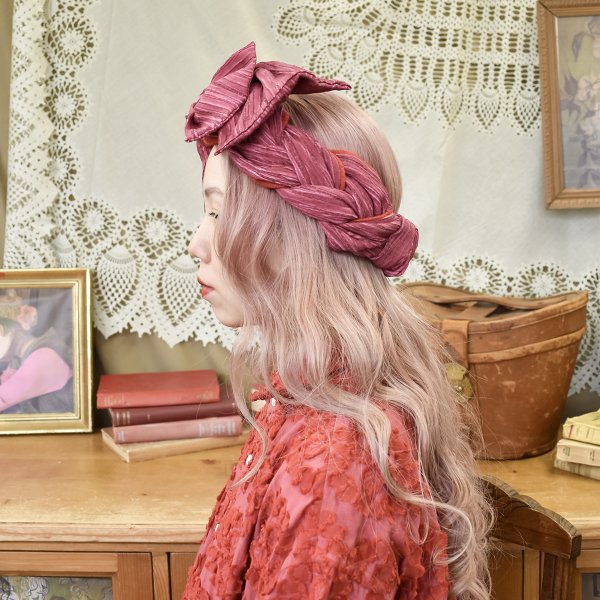 残りわずか！在庫限り超価格 ＊handmade＊no.296 ターバン ヘアバンド