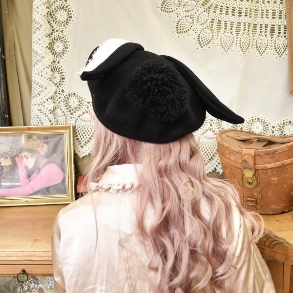今年も話題の バニー Boushi no Barairo 新品 ベレー 帽子 うさみみ 帽子