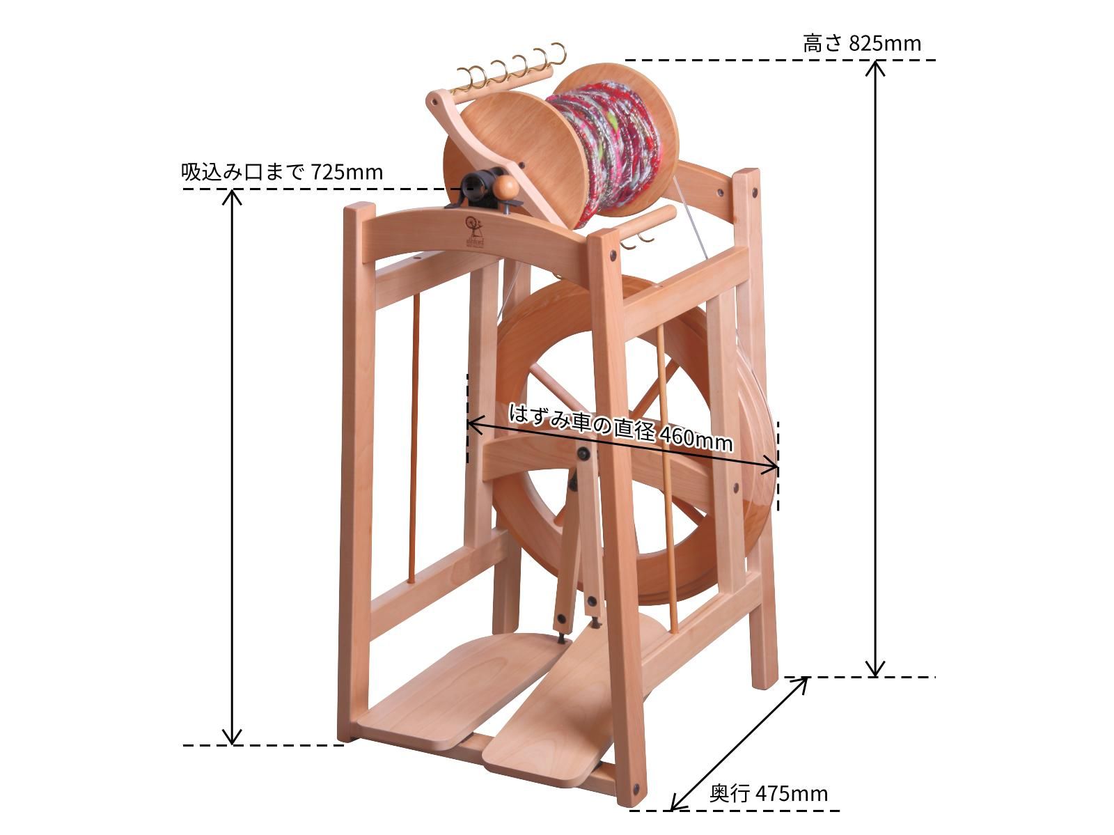 アシュフォード紡ぎ車 カントリー 2（組立/調整済） - 紡ぎ車と世界の