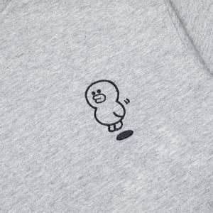Line Friends韓国公式グッズ Line Friends エムグレーサリーバックプリント半袖tシャツ イイコレ 韓国仕入 輸入代行専門 Line Friends韓国公式グッズ Line Friends エムグレーサリーバックプリント半袖tシャツ イイコレ 韓国仕入 輸入代行専門