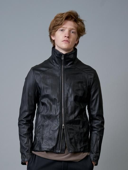 TROVE / SOLUMN LEATHER BLOUSON / BLACK photo