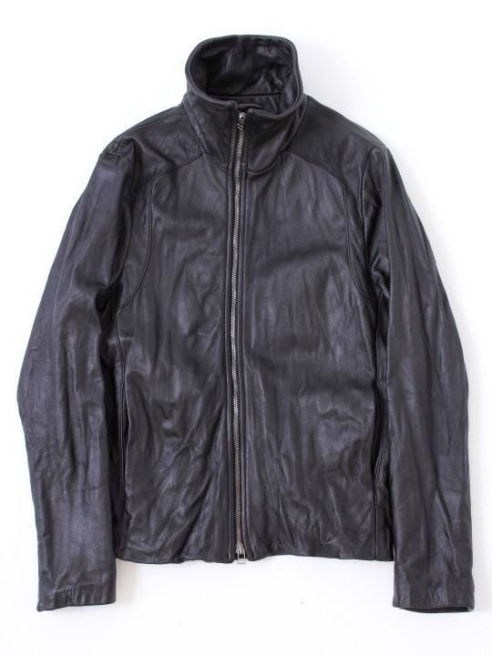 TROVE / SOLUMN LEATHER BLOUSON / BLACK photo