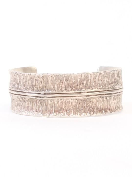 SHAFCA x TROVE / ANTIQUE PETAL WIDE BANGLE photo