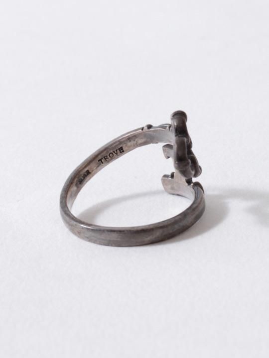 TROVE / ANTIQUE KEY RING / SILVER photo