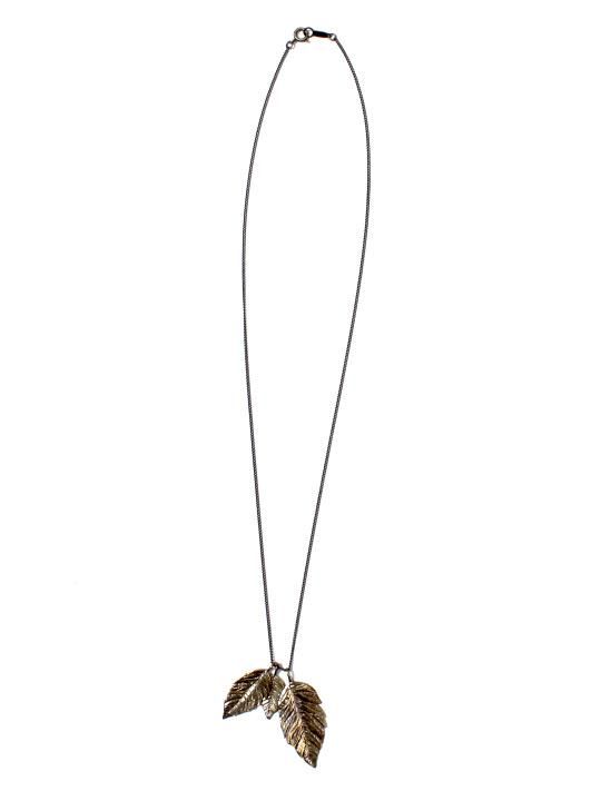TROVE / TRIPLE LEAF NECKLACE photo