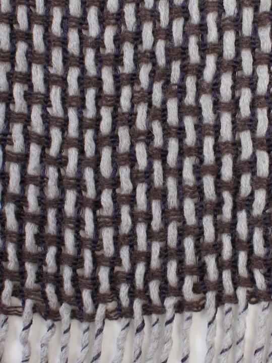 TROVE / MIX LONG MUFFLER / GRAY BROWN photo