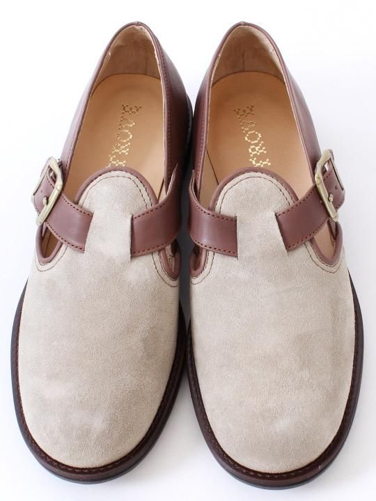 TROVE / STOROLL LEATHER SHOES ( SHOP LIMITED ) / GRAY BROWN photo