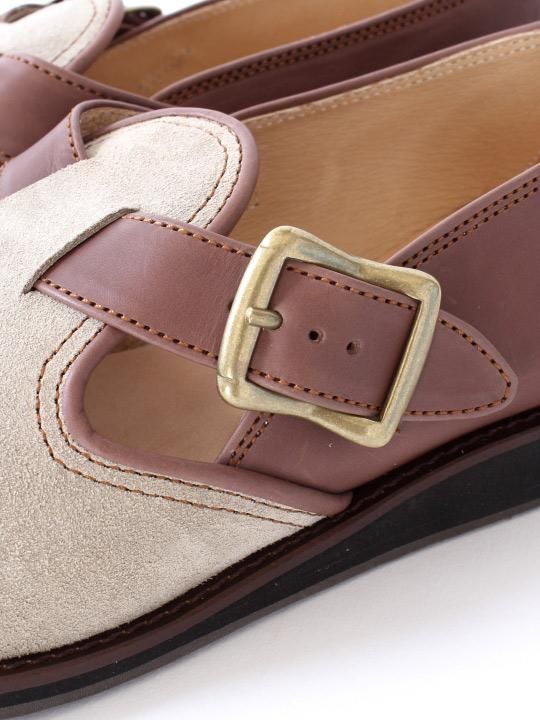 TROVE / STOROLL LEATHER SHOES ( SHOP LIMITED ) / GRAY BROWN photo