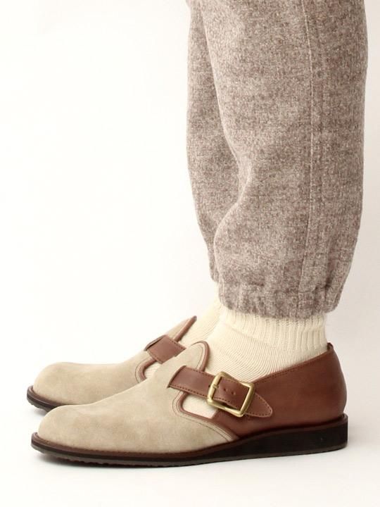 TROVE / STOROLL LEATHER SHOES ( SHOP LIMITED ) / GRAY BROWN photo