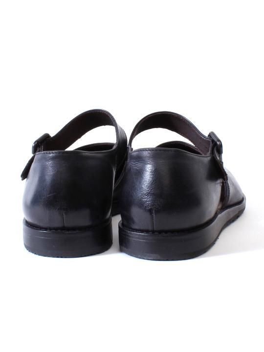 TROVE / LEAF LEATHER SHOES / BLACK photo