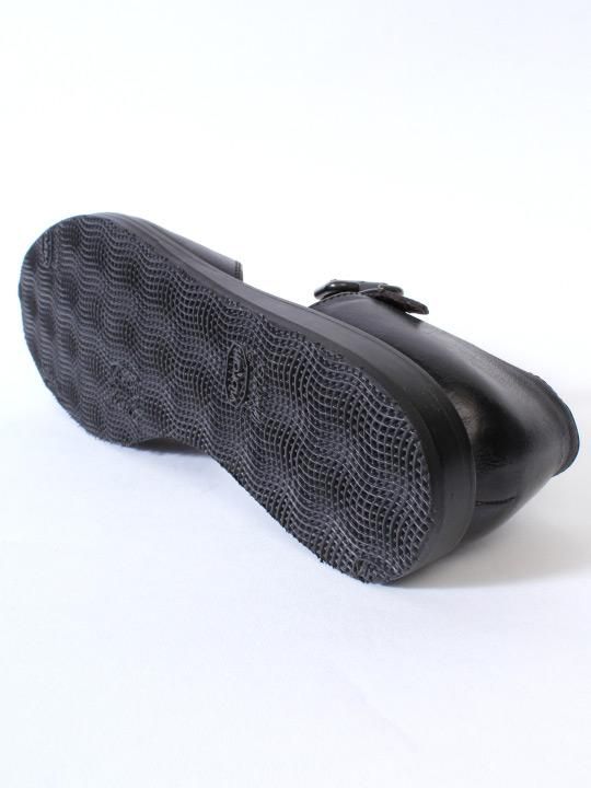 TROVE / LEAF LEATHER SHOES / BLACK photo