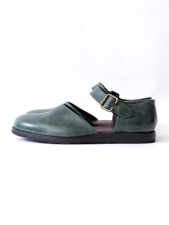 TROVE / LEAF LEATHER SHOES / GREEN photo