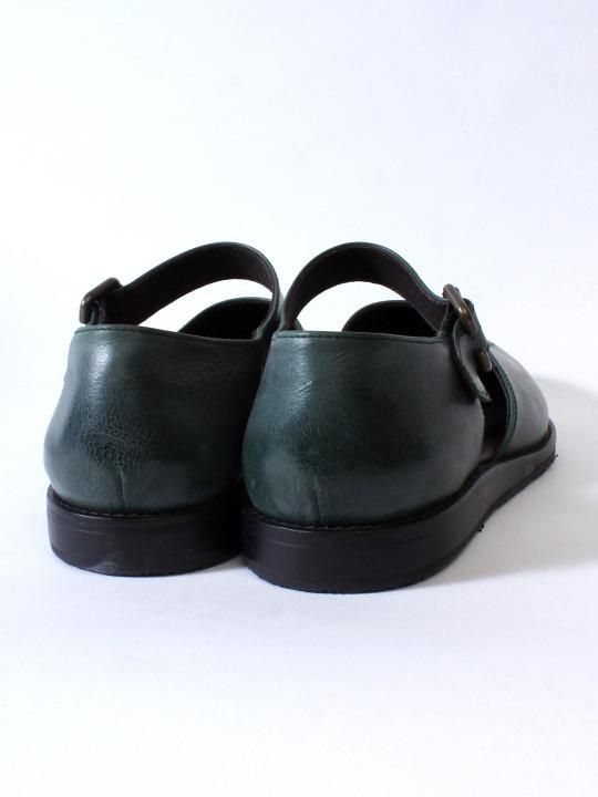 TROVE / LEAF LEATHER SHOES / GREEN photo