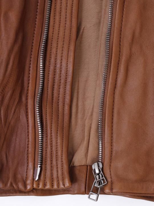 【予約商品】TROVE / SOLUMN LEATHER BLOUSON / CAMEL photo