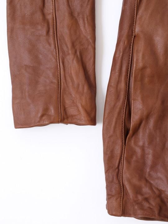 【予約商品】TROVE / SOLUMN LEATHER BLOUSON / CAMEL photo