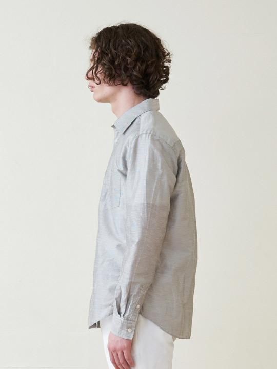 A.TAKA / STRIPE SHIRT / GRAY photo