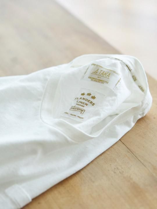 A.TAKA / POCKET TEE / WHITE photo