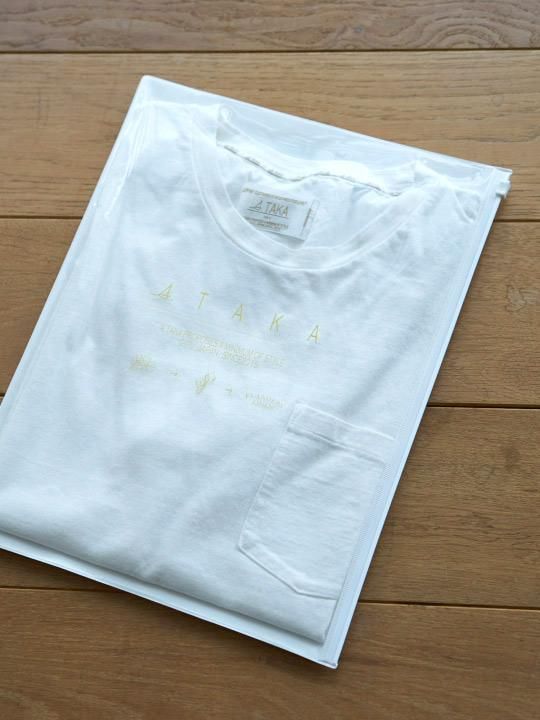 A.TAKA / POCKET TEE / WHITE photo