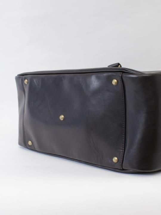 【受注生産】BRITANNIA LEATHERS / BOSTON BAG / BLACK photo