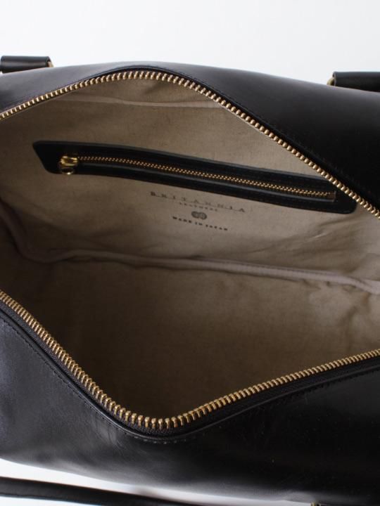 【受注生産】BRITANNIA LEATHERS / BOSTON BAG / BLACK photo