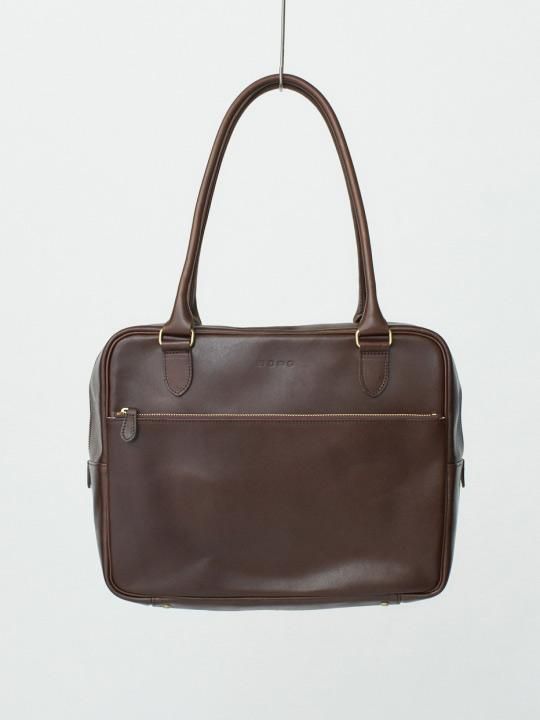 【受注生産】BRITANNIA LEATHERS / BOSTON BAG / DARK BROWN photo
