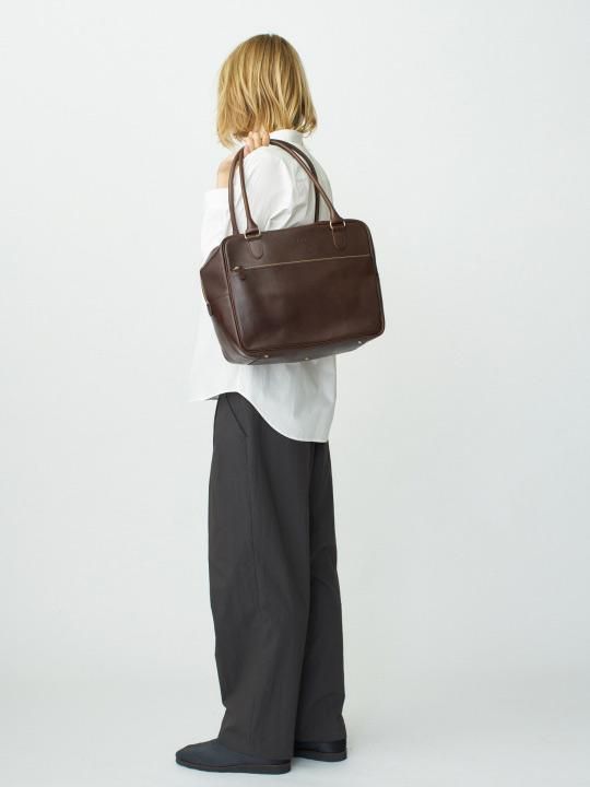 【受注生産】BRITANNIA LEATHERS / BOSTON BAG / DARK BROWN photo