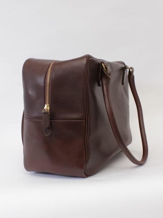 【受注生産】BRITANNIA LEATHERS / BOSTON BAG / DARK BROWN photo