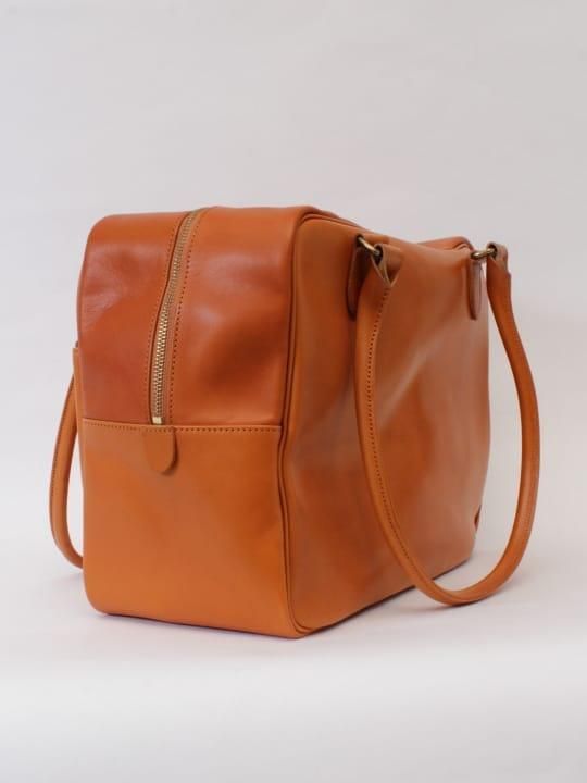 【受注生産】BRITANNIA LEATHERS / BOSTON BAG / CAMEL photo