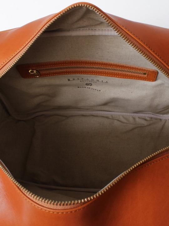 【受注生産】BRITANNIA LEATHERS / BOSTON BAG / CAMEL photo