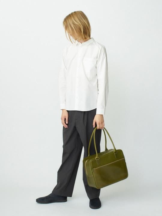 【受注生産】BRITANNIA LEATHERS / BOSTON BAG / OLIVE photo