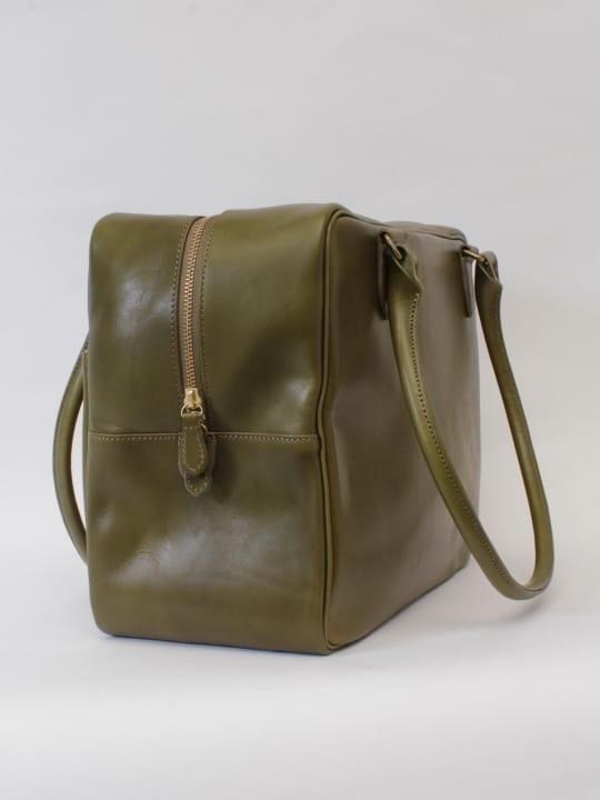 【受注生産】BRITANNIA LEATHERS / BOSTON BAG / OLIVE photo