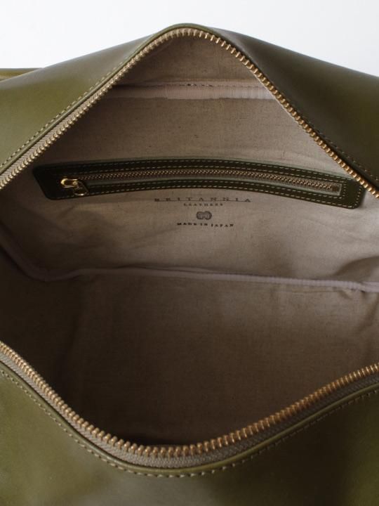 【受注生産】BRITANNIA LEATHERS / BOSTON BAG / OLIVE photo