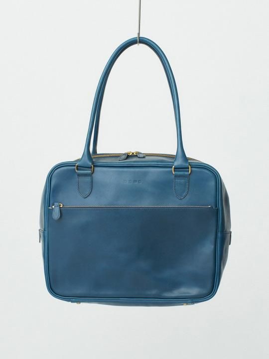 【受注生産】BRITANNIA LEATHERS / BOSTON BAG / NAVY BLUE photo
