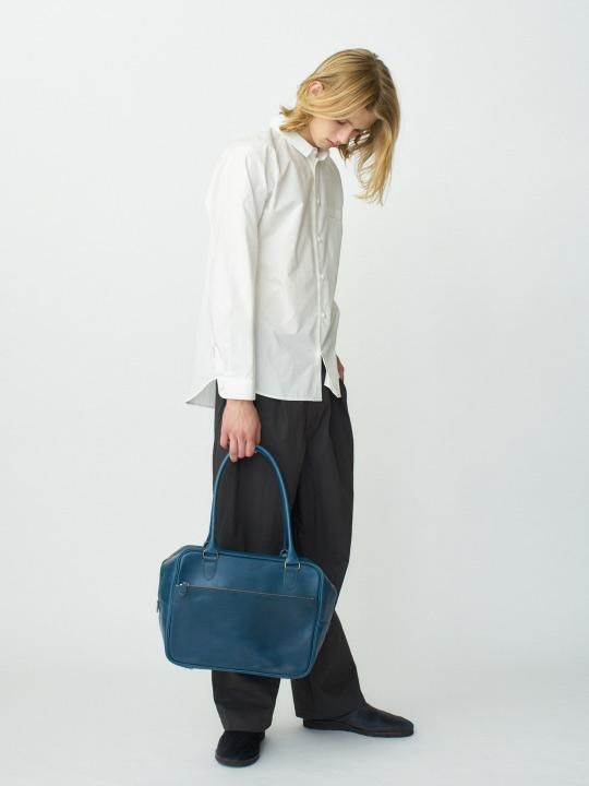 【受注生産】BRITANNIA LEATHERS / BOSTON BAG / NAVY BLUE photo