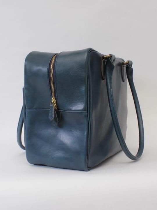 【受注生産】BRITANNIA LEATHERS / BOSTON BAG / NAVY BLUE photo