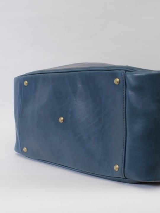 【受注生産】BRITANNIA LEATHERS / BOSTON BAG / NAVY BLUE photo