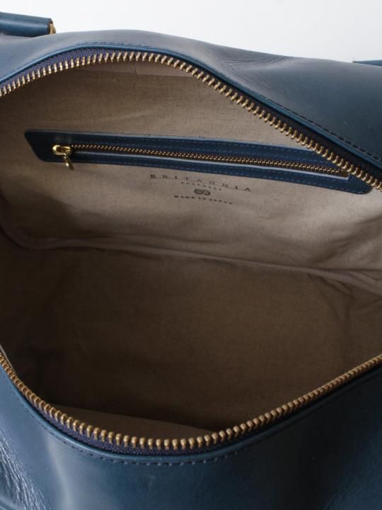 【受注生産】BRITANNIA LEATHERS / BOSTON BAG / NAVY BLUE photo