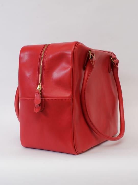 【受注生産】BRITANNIA LEATHERS / BOSTON BAG / RED photo