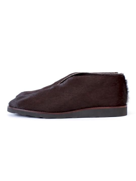 TROVE / COWFUR BOOTS / BROWN photo