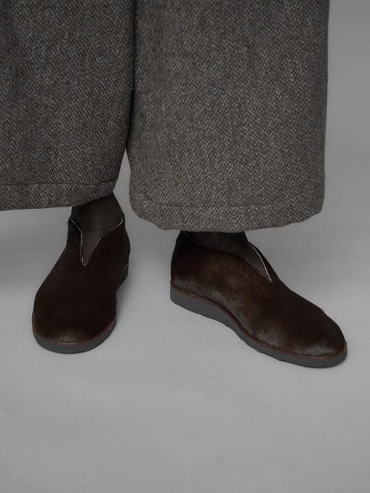 TROVE / COWFUR BOOTS / BROWN photo
