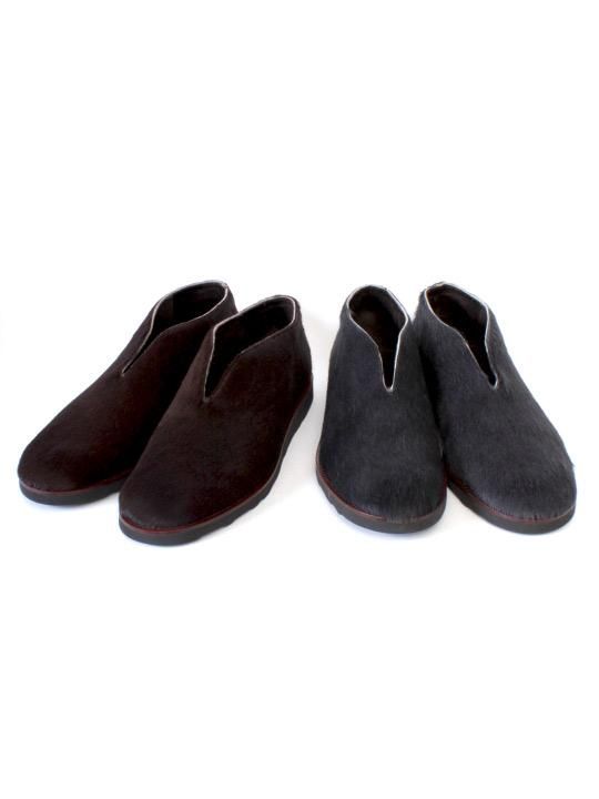 TROVE / COWFUR BOOTS / BROWN photo