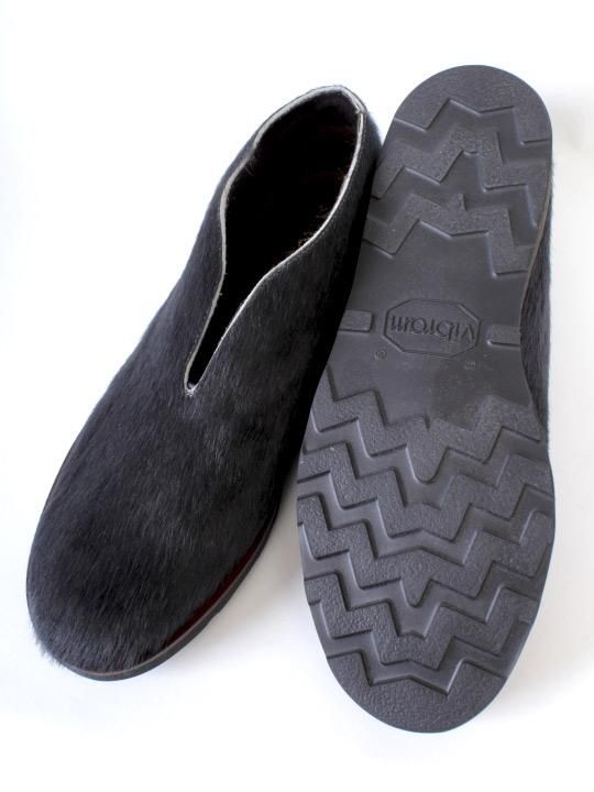 TROVE / COWFUR BOOTS / DARK GRAY photo