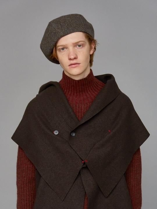 TROVE / KISSA BERET / GRAY BROWN photo