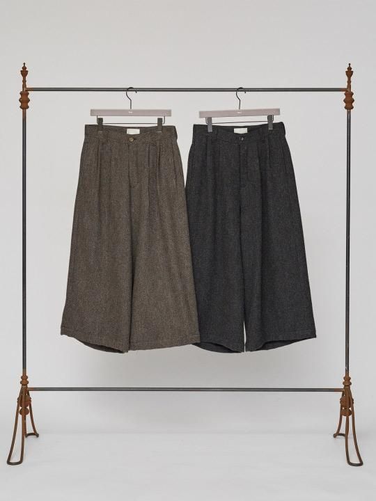 TROVE / KISSA WIDE PANTS / MIX CHARCOAL photo